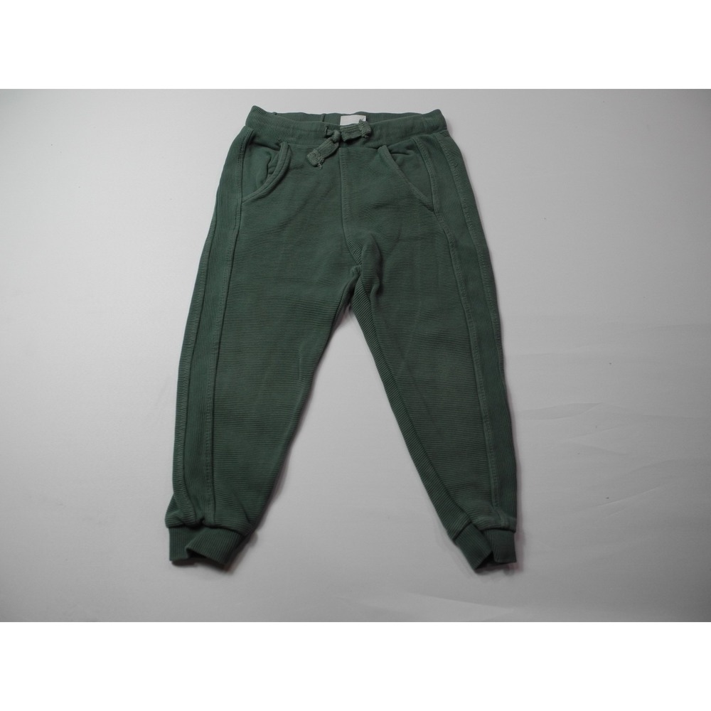 H&M Pants Boys 3-4 Years Ribbed Joggers Elastic Waist Cuffed Casual Sweatpants